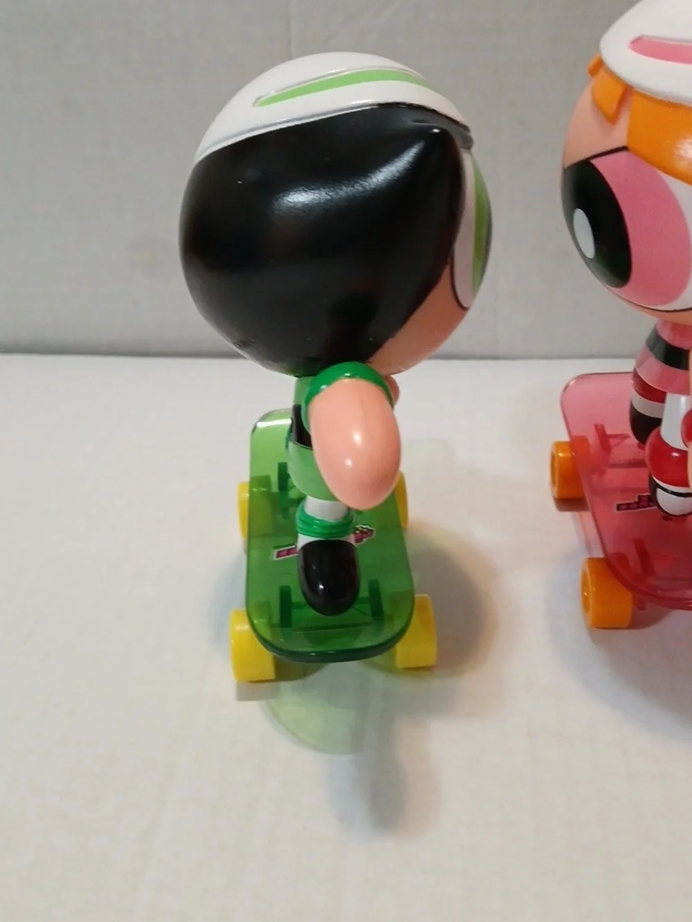 Skateboard Toy Trio – Blossom Bubbles  Buttercup POWERPUFF GIRLS Playset Vintage
